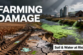 The Long-Term Environmental Impact of Industrial Agriculture on Soil and Water Quality